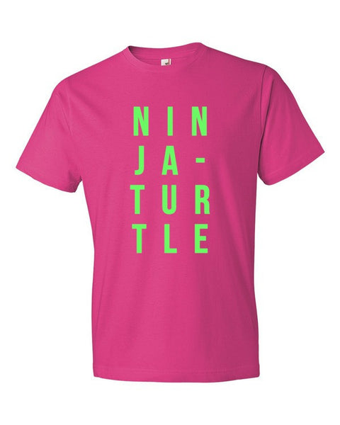 Short Sleeve Neon Ninja Turtle T-Shirt -  - Hot Pink / S - srce threads - 16