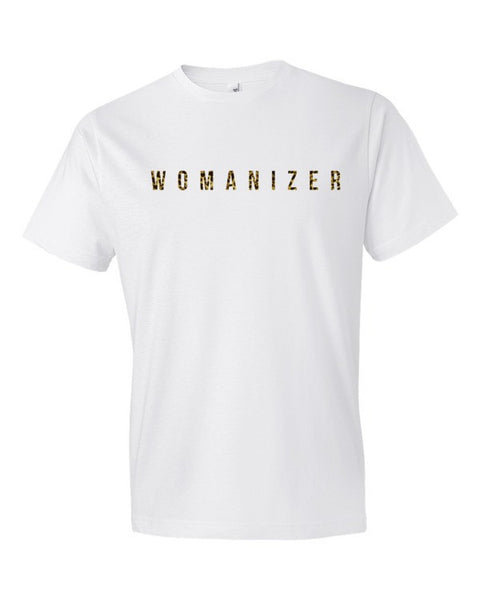 Short Sleeve Womanizer Leopard Print T-Shirt -  - White / S - srce threads - 10