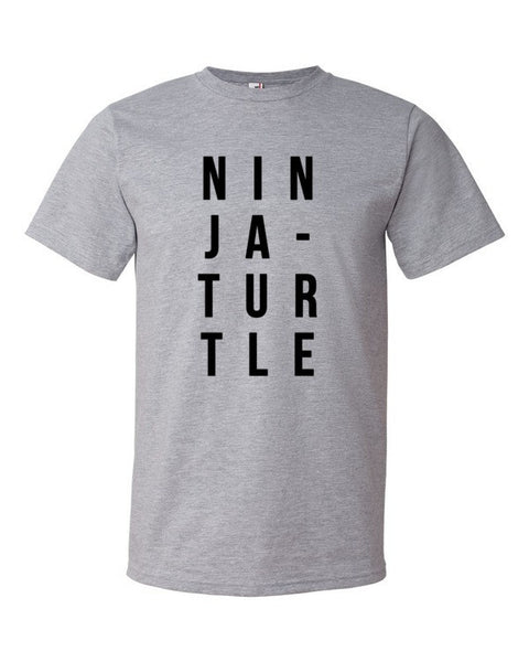 Short Sleeve Ninja-Turtle T-Shirt -  - Heather Grey / S - srce threads - 4