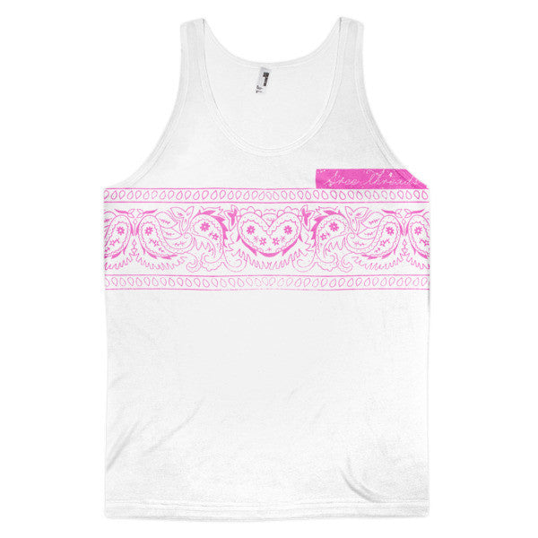 Classic SRCE Pink Bandana Tank Top (Unisex) -  - XS - srce threads