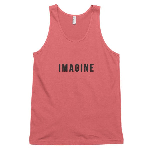Classic Imagine Graphic Tank Top (Unisex) -  - Coral / XS - srce threads - 11