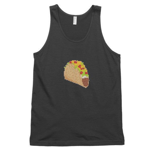 Classic 8 Bit Taco Tank Top (Unisex) -  - Black / XS - srce threads - 3