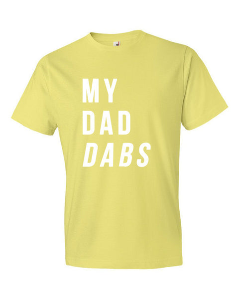 Short Sleeve My Dad Dabs T-Shirt -  - Spring Yellow / S - srce threads - 10