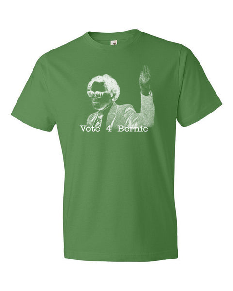 Short Sleeve Negative Bernie Rally T-Shirt (Unisex) - Vintage Throwback Style Rally Design -  - Green Apple / S - srce threads - 4