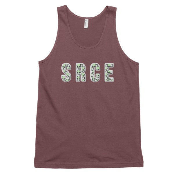 Classic SRCE Alien Green Over Design Tank Top (Unisex) -  - Truffle / XS - srce threads - 11