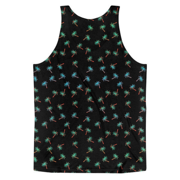 Classic Trip Trop Neon Palm Tank Top (Unisex) -  -  - srce threads - 2