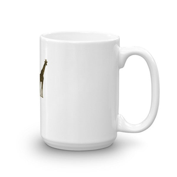 Giraffe Double Mug -  - 15oz - srce threads - 5