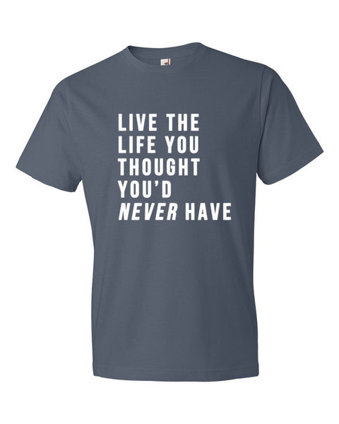 Short Sleeve Live the Life T-Shirt -  - Lake / S - srce threads - 4