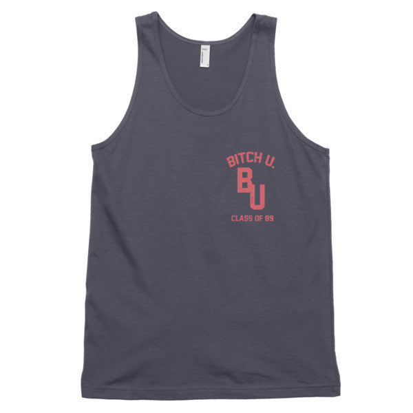 Classic "Bitch U. Class of 89'" Vintage Tank Top (Unisex) -  - Asphalt / XS - srce threads - 3