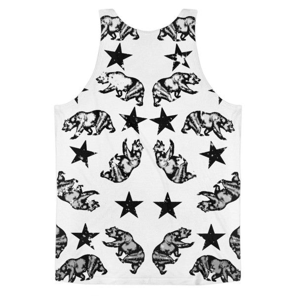 Classic Fit Cali Bear Tank Top (Unisex) -  -  - srce threads - 2