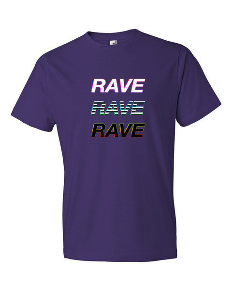 Short Sleeve Trip RAVE t-shirt -  - Purple / S - srce threads - 4