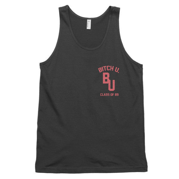 Classic "Bitch U. Class of 89'" Vintage Tank Top (Unisex) -  - Black / XS - srce threads - 2