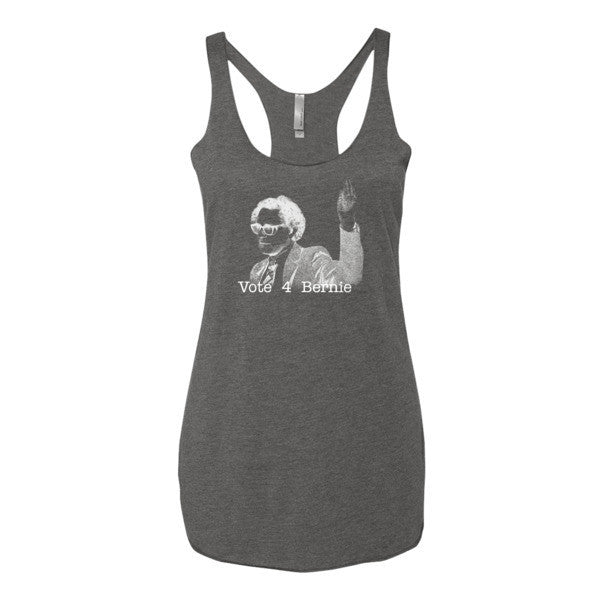 Women's Negative Bernie Rally Summer Tank Top - Vintage Throwback Style Rally Design -  - Premium Heather / XS - srce threads - 3