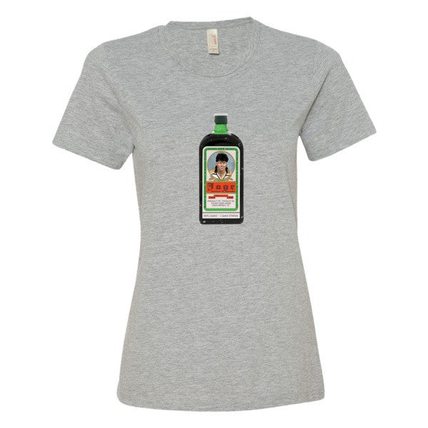 Women's "Jagr - Liquer of the Hockey Gods" Short Sleeve T-Shirt -  - Heather Grey / S - srce threads - 8