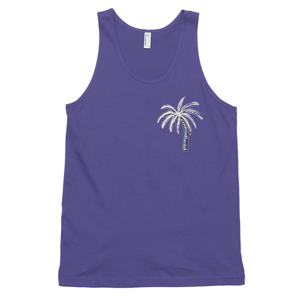 "Negative Neon Palm" Classic Tank Top (unisex)