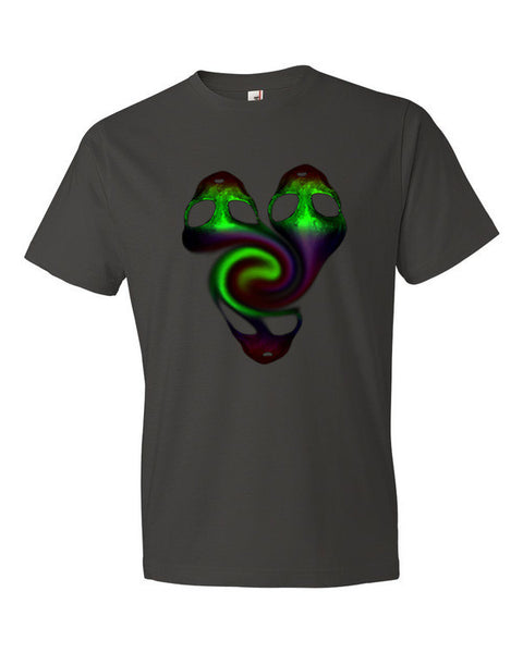 Short Sleeve Trippy Psycho Tri Alien T-Shirt -  - Smoke / S - srce threads - 2