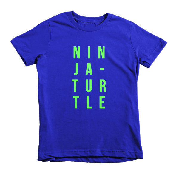 Short Sleeve Ninja-Turtle Kids T-Shirt -  - Lapis / 2yrs - srce threads - 8