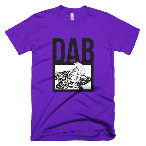 Short Sleeve Classic Bold "Dab Trump" T-Shirt (Unisex) -  - Purple / XS - srce threads - 4