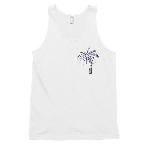 "Negative Neon Palm" Classic Tank Top (unisex)
