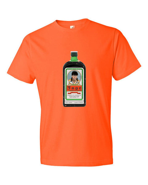 "Jagr - Liquer of the Hockey Gods" Short Sleeve T-Shirt (Unisex) -  - Orange / S - srce threads - 12