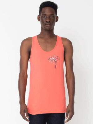 "Negative Neon Palm" Classic Tank Top (unisex)